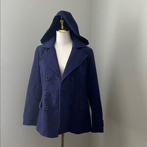 George Women's Navy Pea Coat